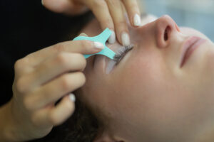 Anwendung: Wimpernlifting